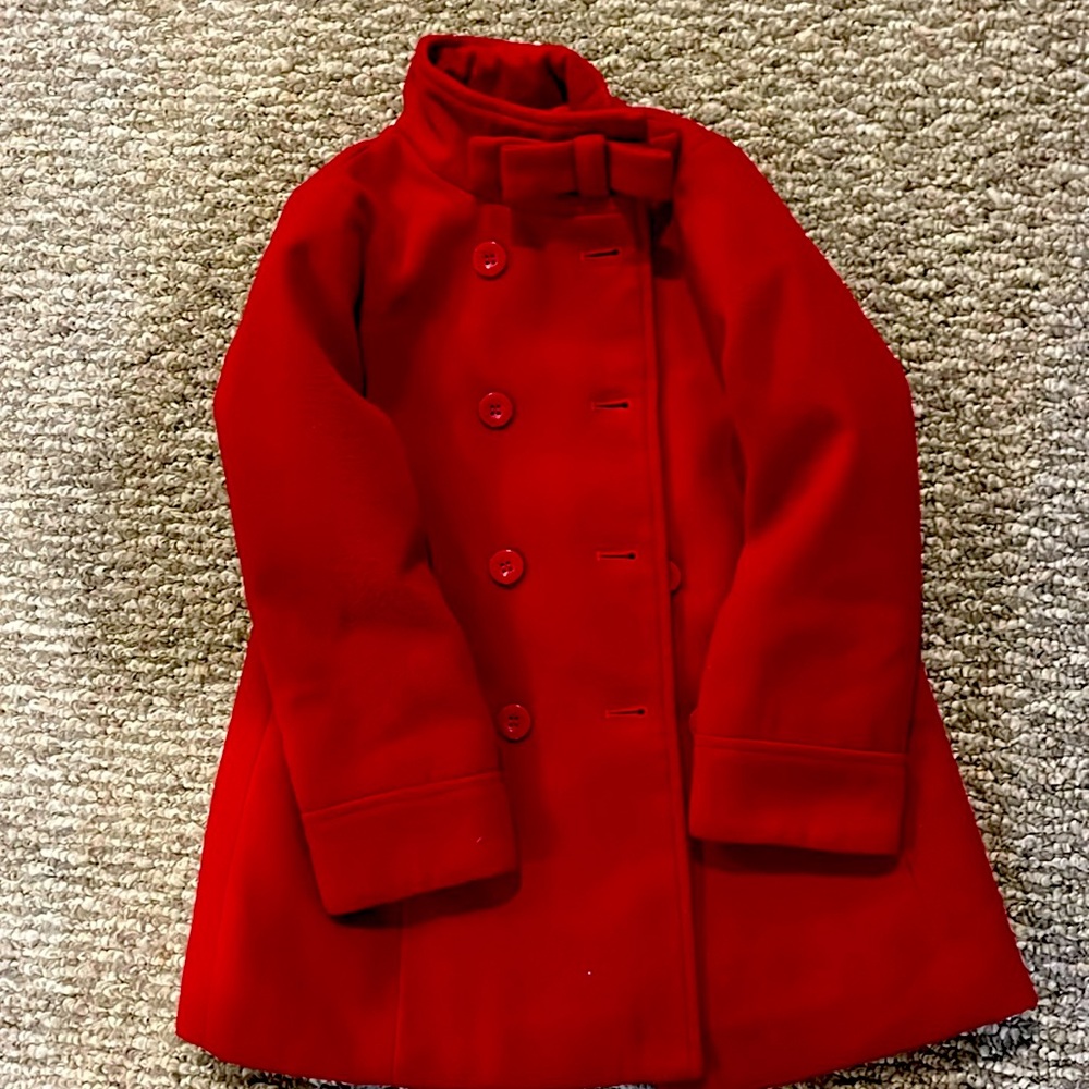 Gorgeous red dress coat